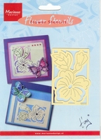 EE3440 - Marianne Design Tiny's Bloemen Stencil Pansy