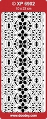 XP6902RG Sticker Ornamenten - Rood-Goud