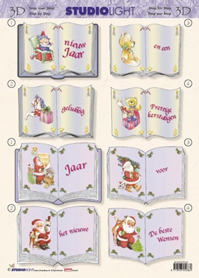 SL026 Studio Light Prettige Kerst en GN