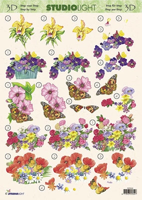 SL062 - Vlinders/Bloemen