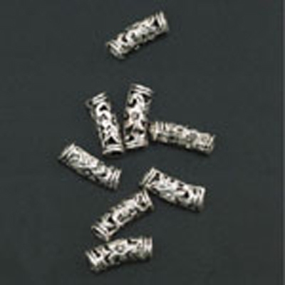 11808-9201 Metalen ornament antiek zilver 21 mm 8 stuks