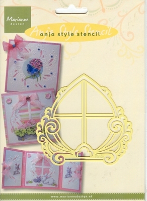 FE6120 - Marianne Design Anja Style Stencil