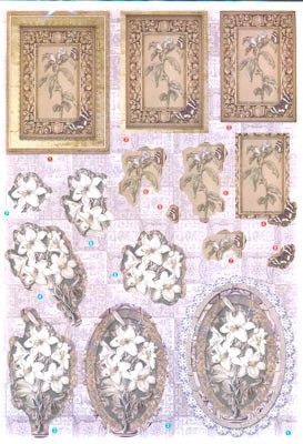 60130616 Joy Glitterdecoupage