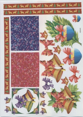VB0045 Kerstbal/Klok Combi
