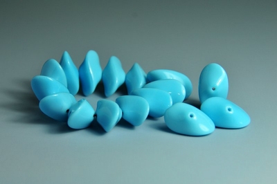 5020302 5 X Glaskraal Aqua 21mm