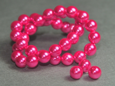 5010008 20 X Glasparel fuchsia 8mm.