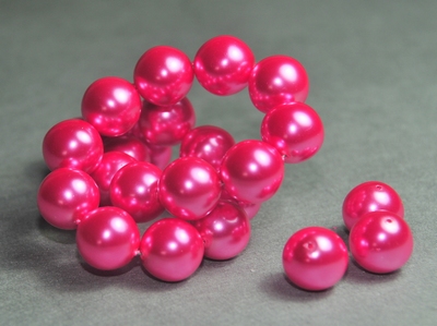 5010014 5 X Glasparel fuchsia 14mm.