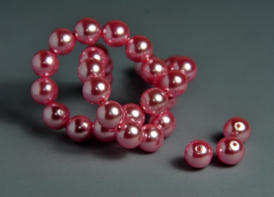 5010103  20 X Glasparel rose 8mm.