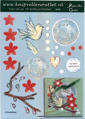 54728 Knipvel Gefeliciteerd