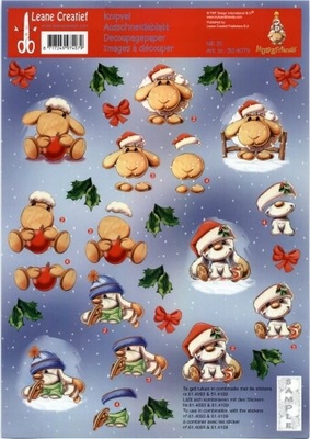 504079 Knipvel  Leane Creatief Mylo & Friends Kerst