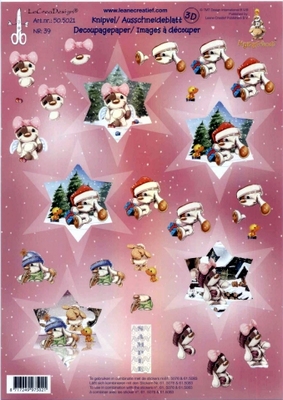 505021 Knipvel  Leane Creatief Mylo & Friends Kerst