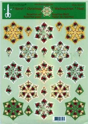 505571 Knipvel  Leane Creatief Rozetten Kerst