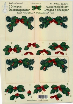 505946 Knipvel  Leane Creatief Kerst