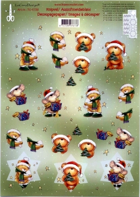 506738 Knipvel  Leane Creatief Knipvel kerst