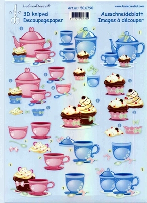 506790 Knipvel  Leane Creatief 3D Knipvel