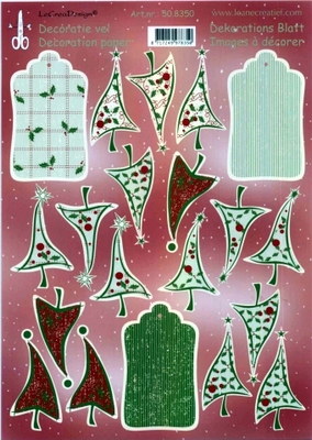 508350 Knipvel  Leane Creatief 3D Knipvel Kerst