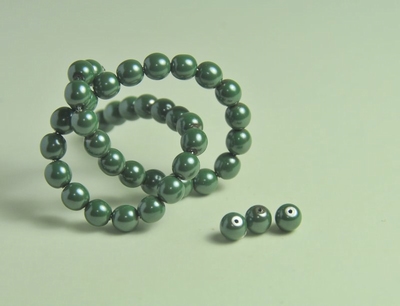 5010232 20 X Glasparel mat olijf 6mm