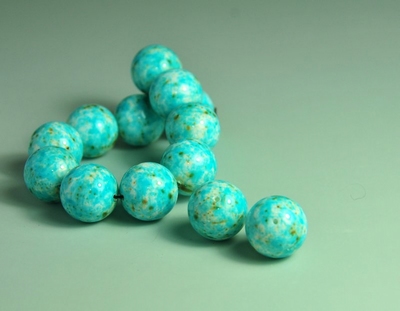 5020305 5 X Glaskraal aquagraniet 16mm