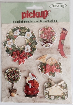 PU6046x Embellishment for cards en scrapbooking Pick up