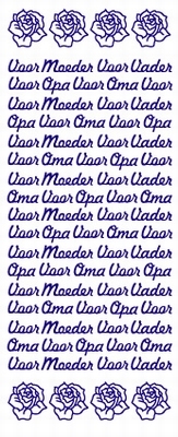 ST002Z  Vader/Moeder/Opa/Oma Zilver