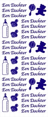 ST005Z Geboorte Dochter Zilver