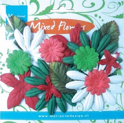 CP8962 Mixed Flowers Marrianne Design Christmas