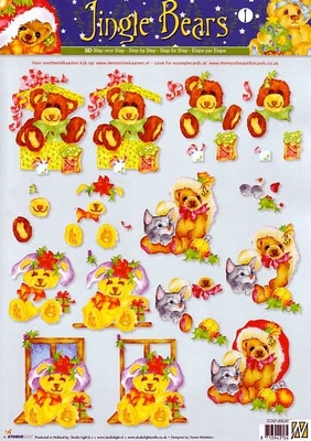 STAPJBEARS01 Jingle Bears Studio Light