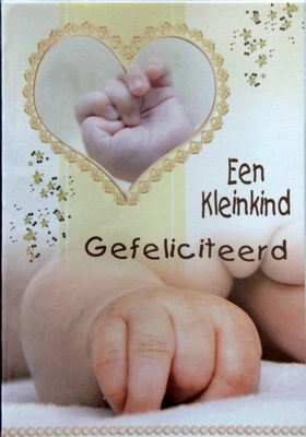 K117 Een Kleinkind Gefeliciteerd