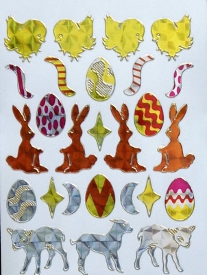 STE271 Haas/Lam afm.stickervel 10 X 7,50 CM