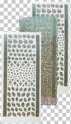 617162 Leane Creatief stickers Diamond Zilver Kerst