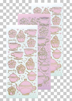 617490  Leane Creatief stickers  Candy Thea & Cupcake