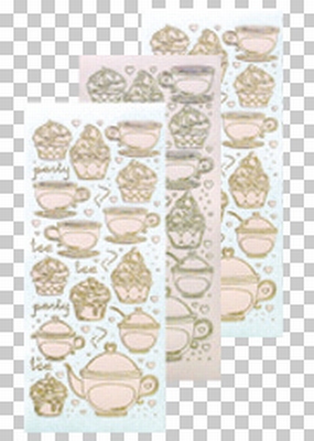 617476  Leane Creatief stickers skin Thea & Cupcake