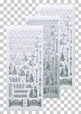 618466  Leane Creatief stickers Pearl Silver Winter