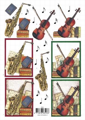 VB8593 Muziek instrumenten