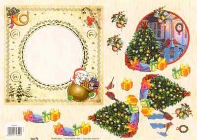 TBZ572300 Embossed Kerst