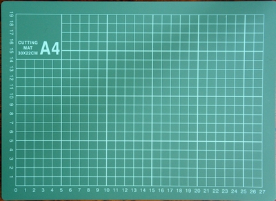 SNIJA4  A4 Snijmat met CM verdeling