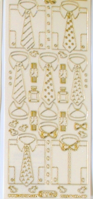 7015TGG Sticker Starform  Transparant Glitter Goud