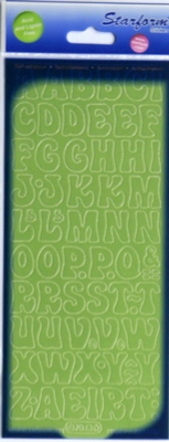 7043VLGROEN Starform Velvet Sticker Licht Groen