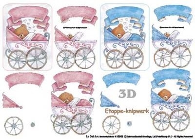 4169066 LeSuh Beertje in Kinderwagen