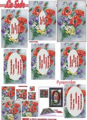 630016 Le Suh Pyramids bloemen