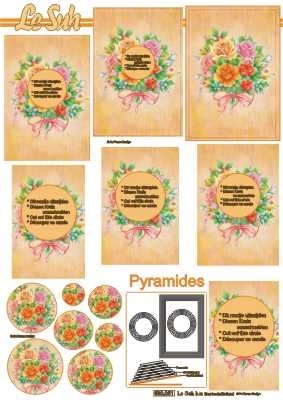 630051 Le Suh Pyramids bloemen