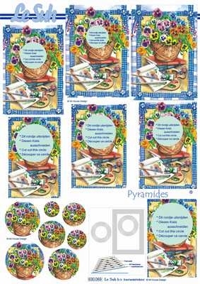 630069 Le Suh Pyramids bloemen
