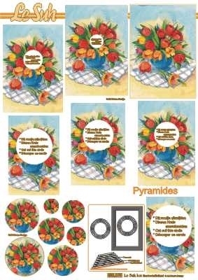 630075 Le Suh Pyramids bloemen
