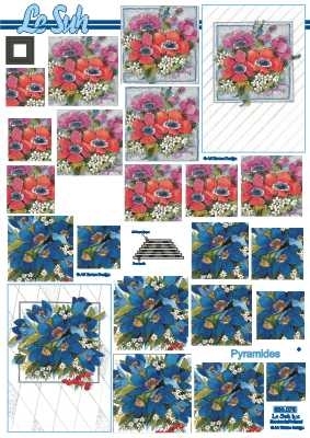 630076 Le Suh Pyramids bloemen