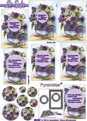 630082 Le Suh Pyramids bloemen