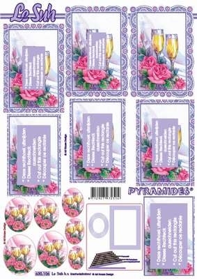 630106  Le Suh Pyramids glazen