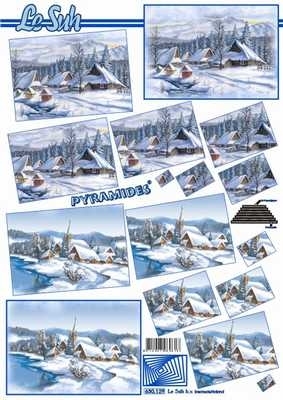 630129 Le Suh Pyramids sneeuwlandschap