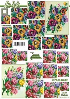 630217 Le Suh Pyramids bloemen