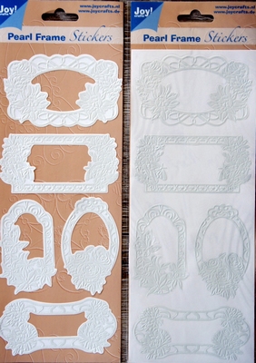 Pearl Frame Stickers Embossed  nr. 1303