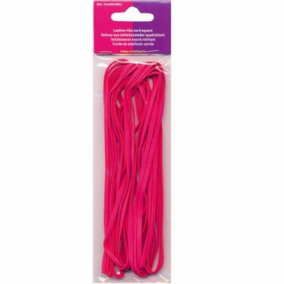 120050004 Leder like cord Fuchsia